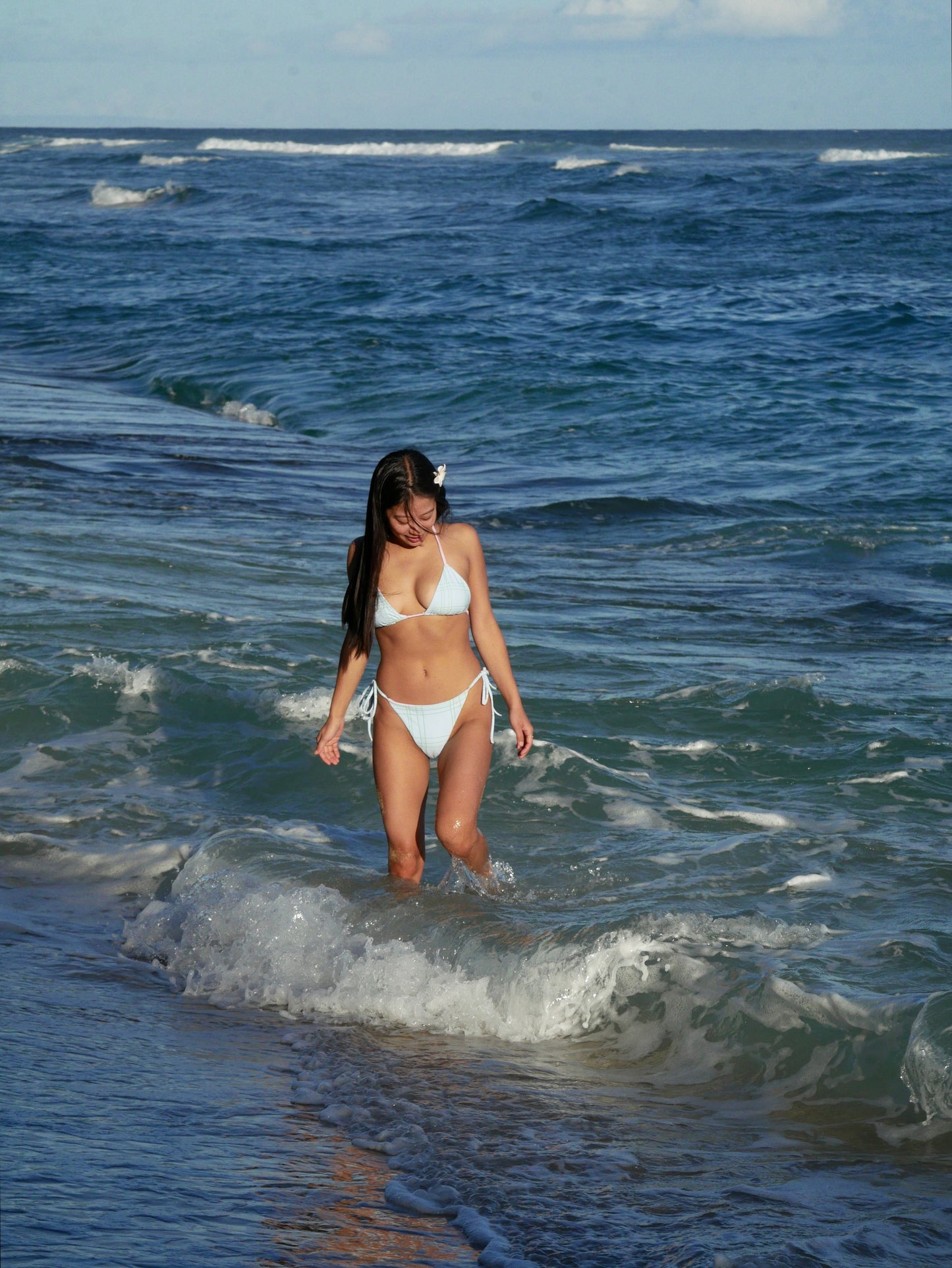 Coastal Plaid Bikini – Fall 2025
