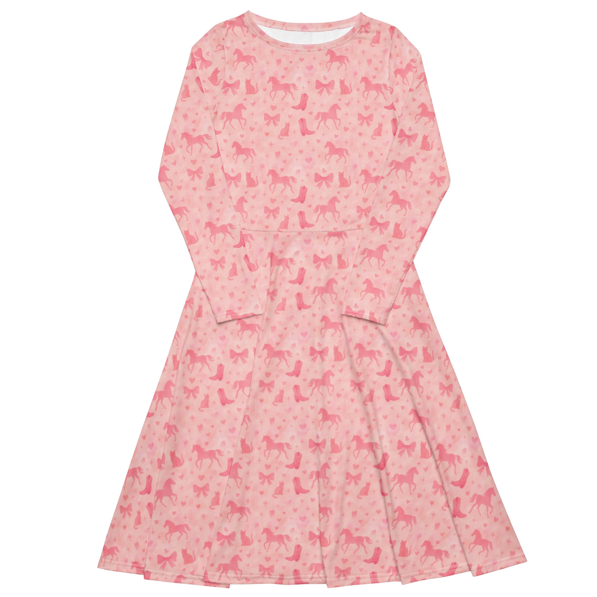 pink rodeo dress Pink Bandana Print Cowgirl Smocked Dress
