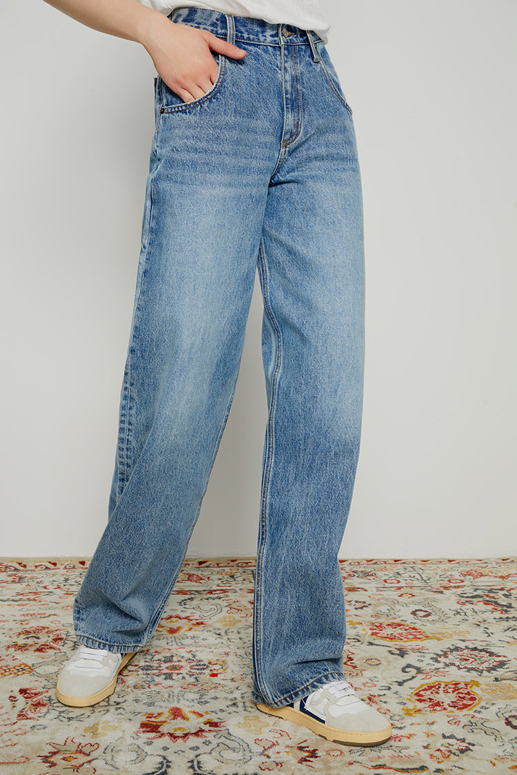 80'S Utility Loose Jeans HJ128