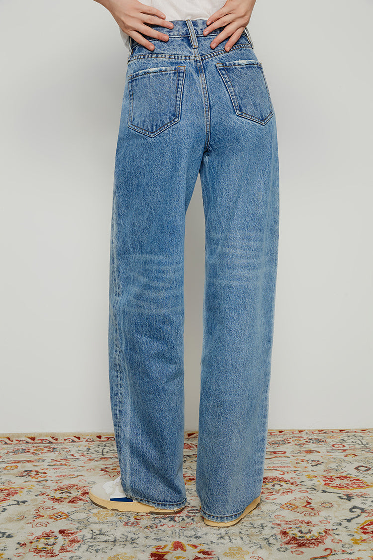 80'S Utility Loose Jeans HJ128