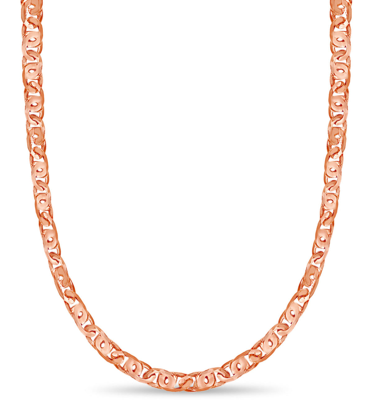 Tiger Eye Solid White/Yellow/Rose Gold Handmade Necklace , 11mm, 16-30 Inch