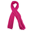 Fuchsia Small Cashmere Plain Scarf