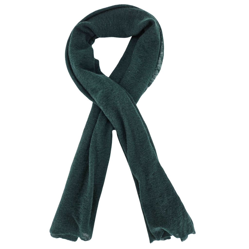 Dk Green Large Cashmere Plain Stole