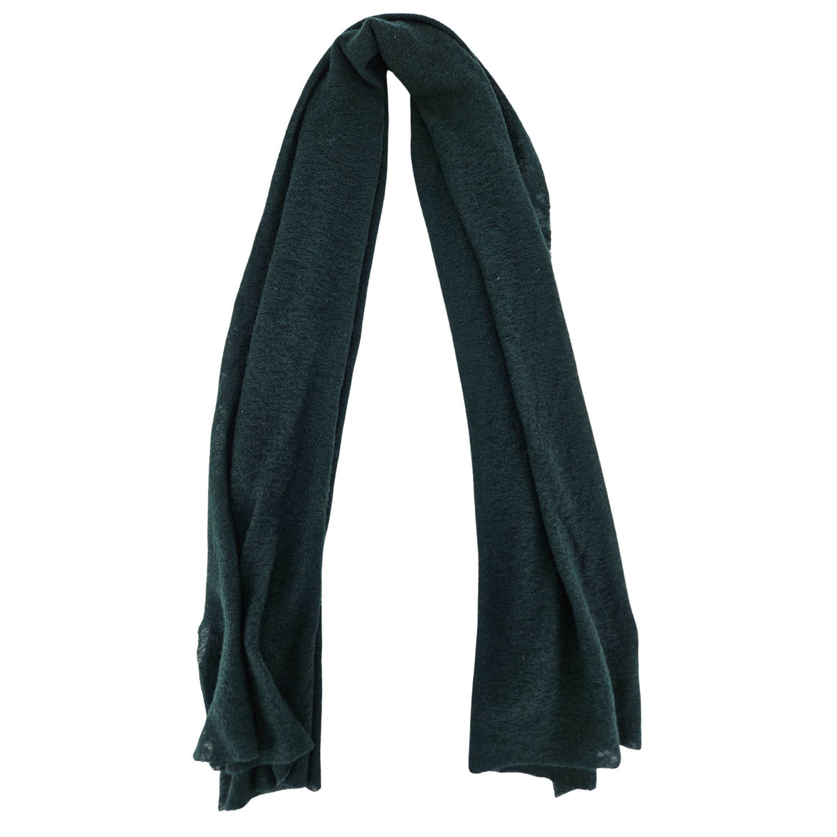 Dk Green Large Cashmere Plain Stole