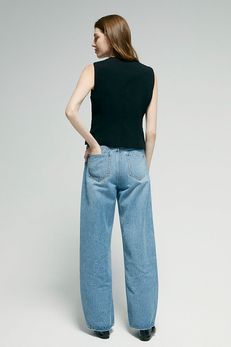 Slope Curve Jeans HJ039