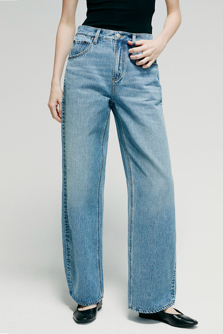 Slope Curve Jeans HJ039
