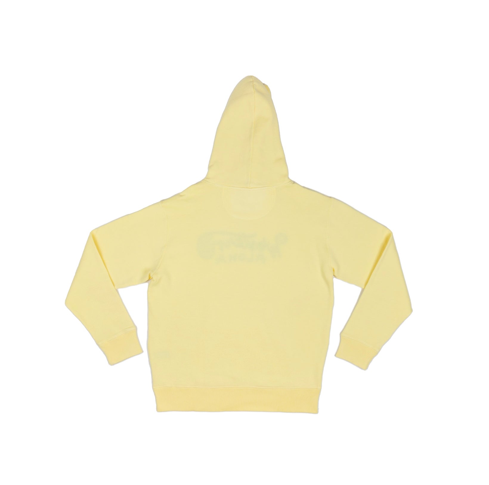 Embroidered Rope Logo Hoodie Yellow