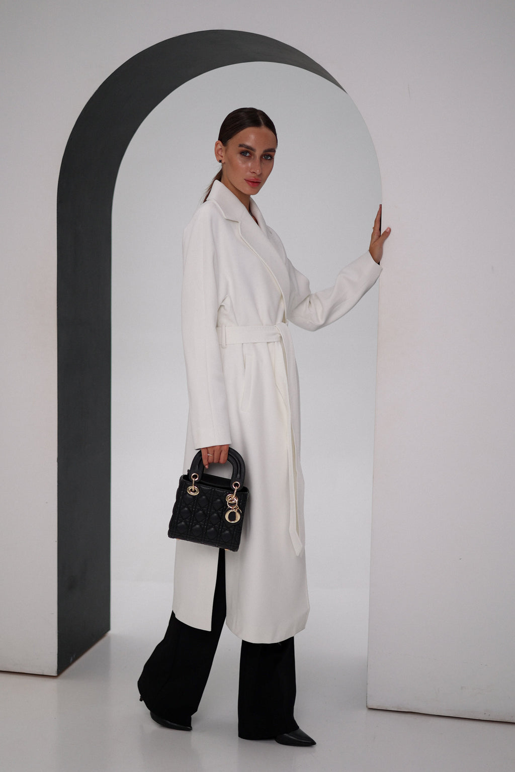 Cambridge Comfort Wraparound Wool Cashmere Coat