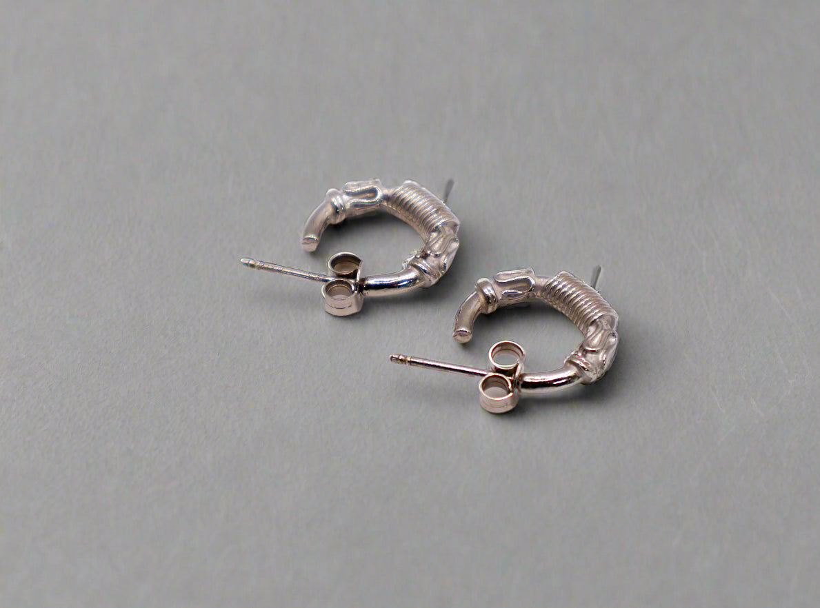 Italian Sterling Silver Petite Hoop Earrings
