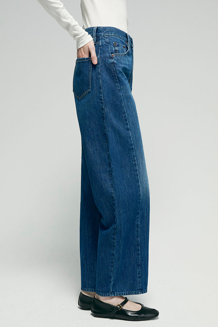 Crush Curve Ankle Jeans HJ052