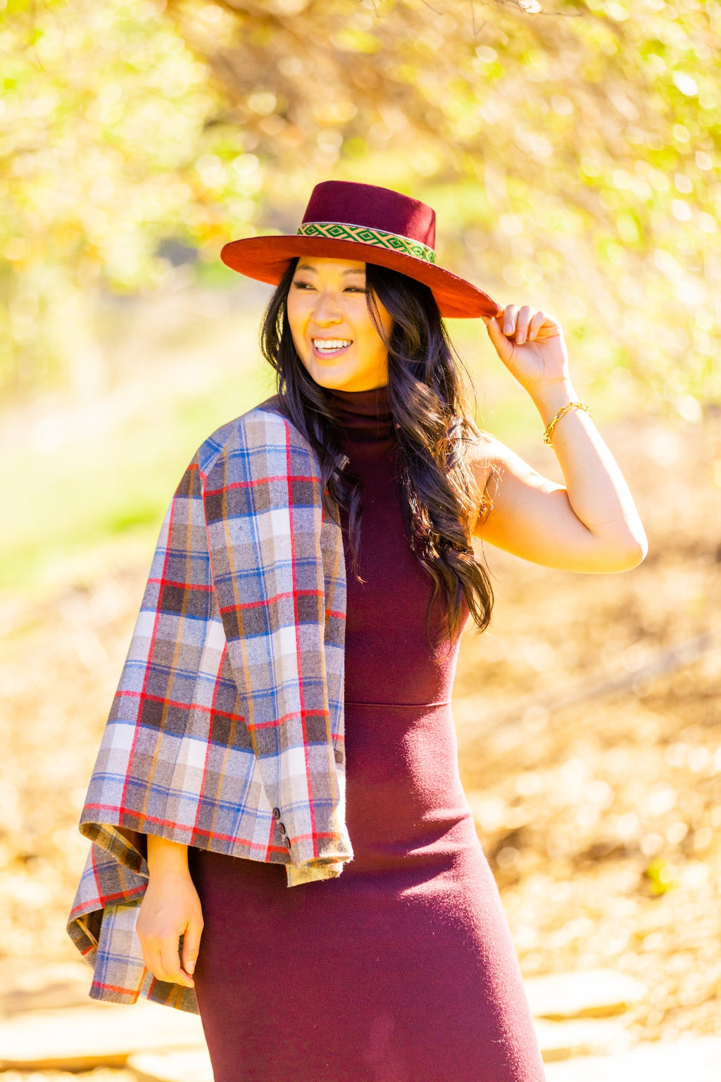 Maroon Bucket Hat