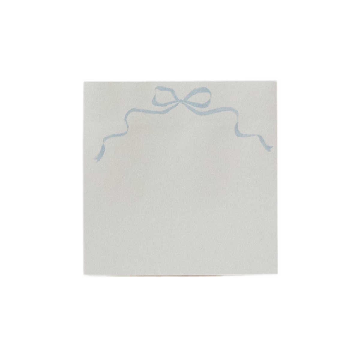 Blue Bow Sticky Notes