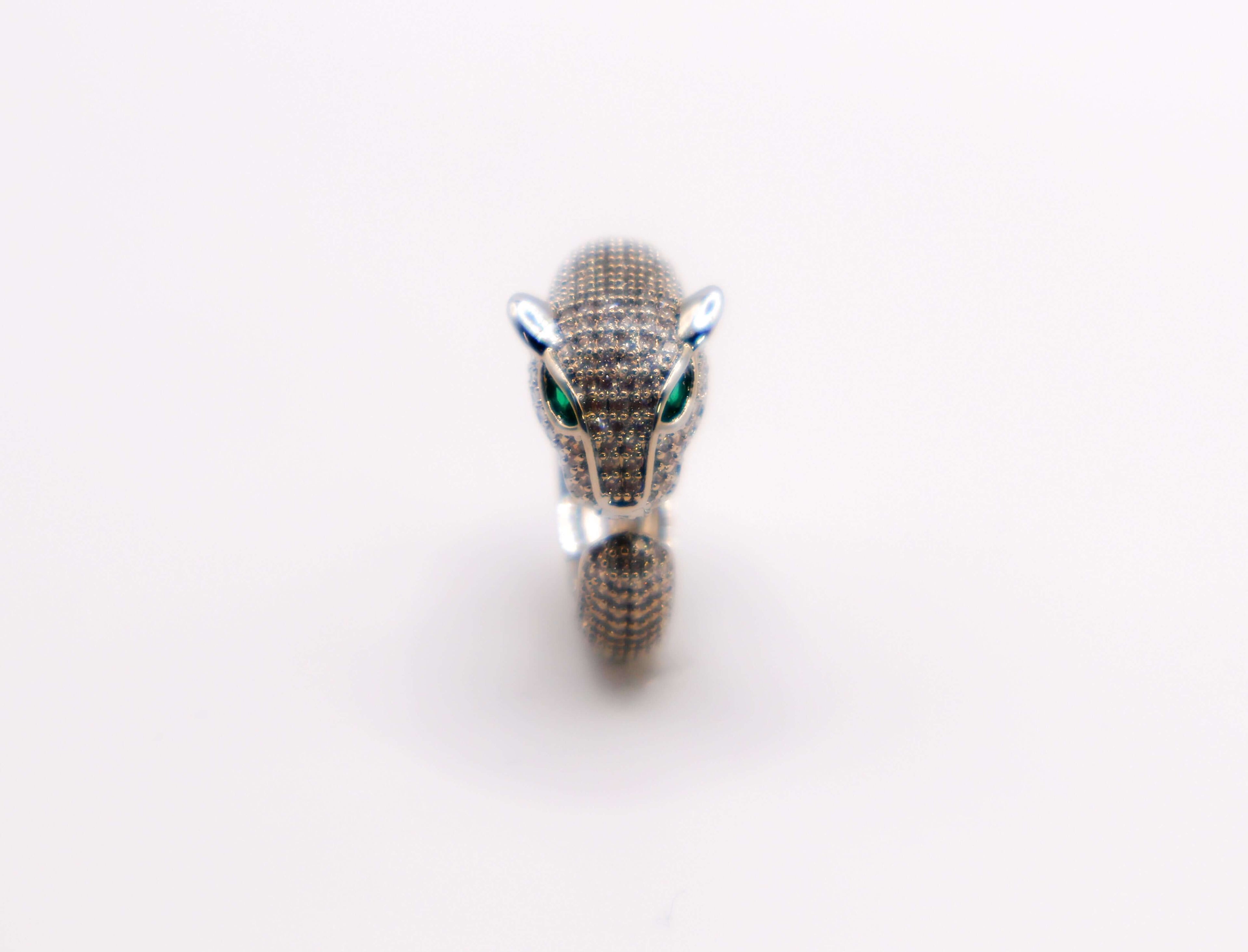 Panther Majesty Silver Ring - Embrace Elegance