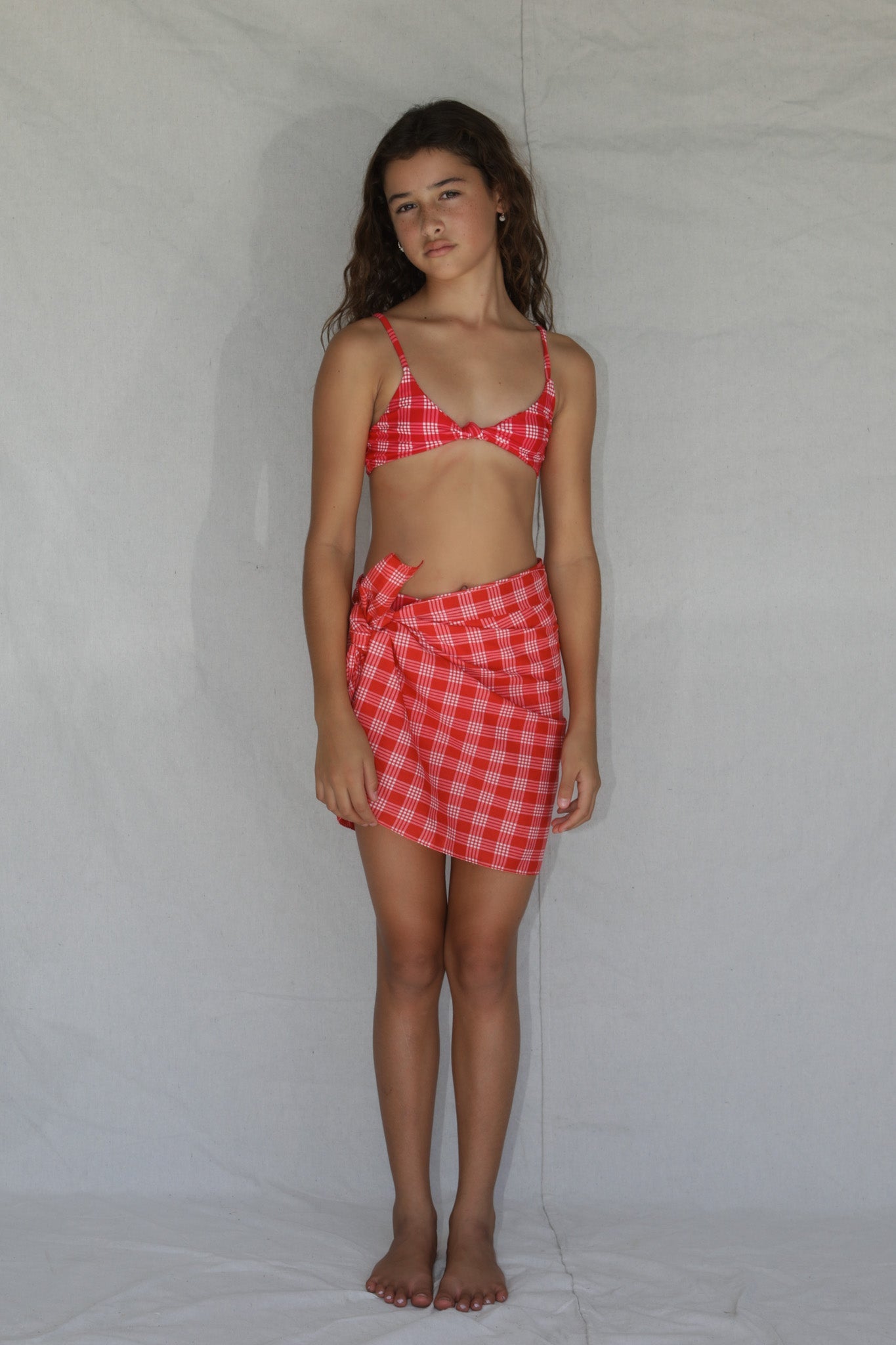 Sakura | Girls Two Piece Short Set | Aka Chek