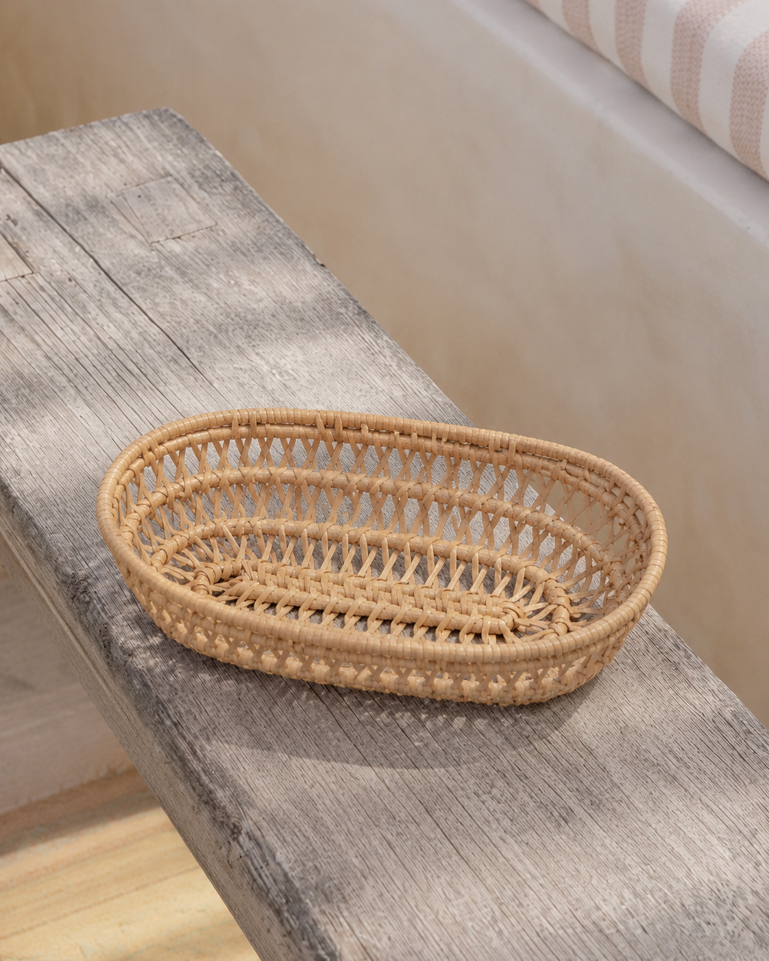 Oval Rattan Basket Set