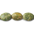 12x16mm Rhyolite Plain Oval Beads 16 inch 23 pcs