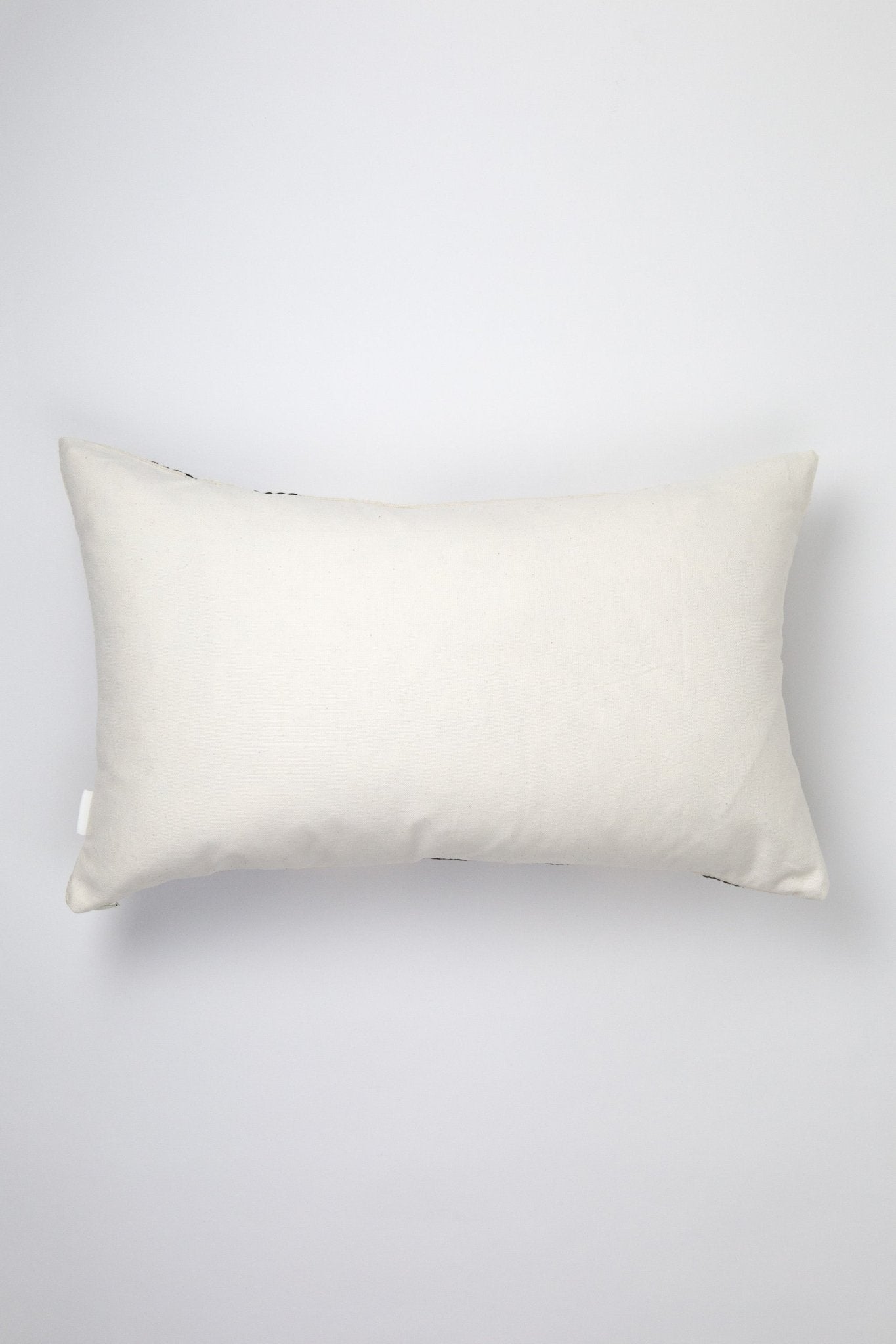 Checkered Brocade Pillow - Pink & Umber