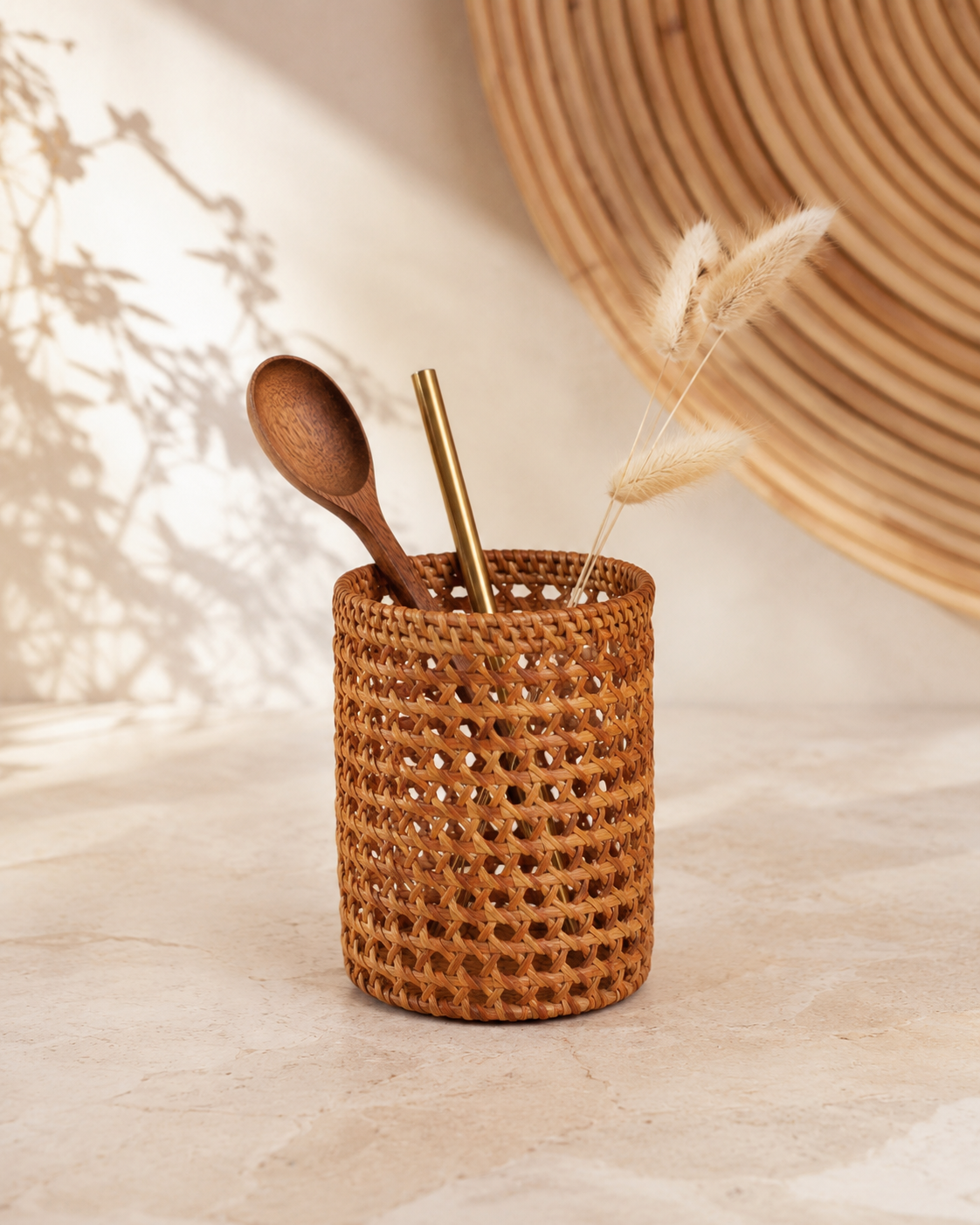 Rattan Pencil Holder