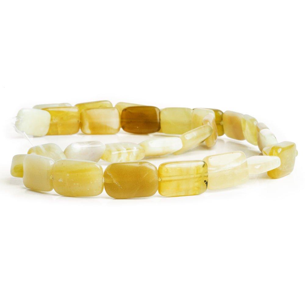 14mm Honey Opal Plain Rectangle Beads, 14 inch