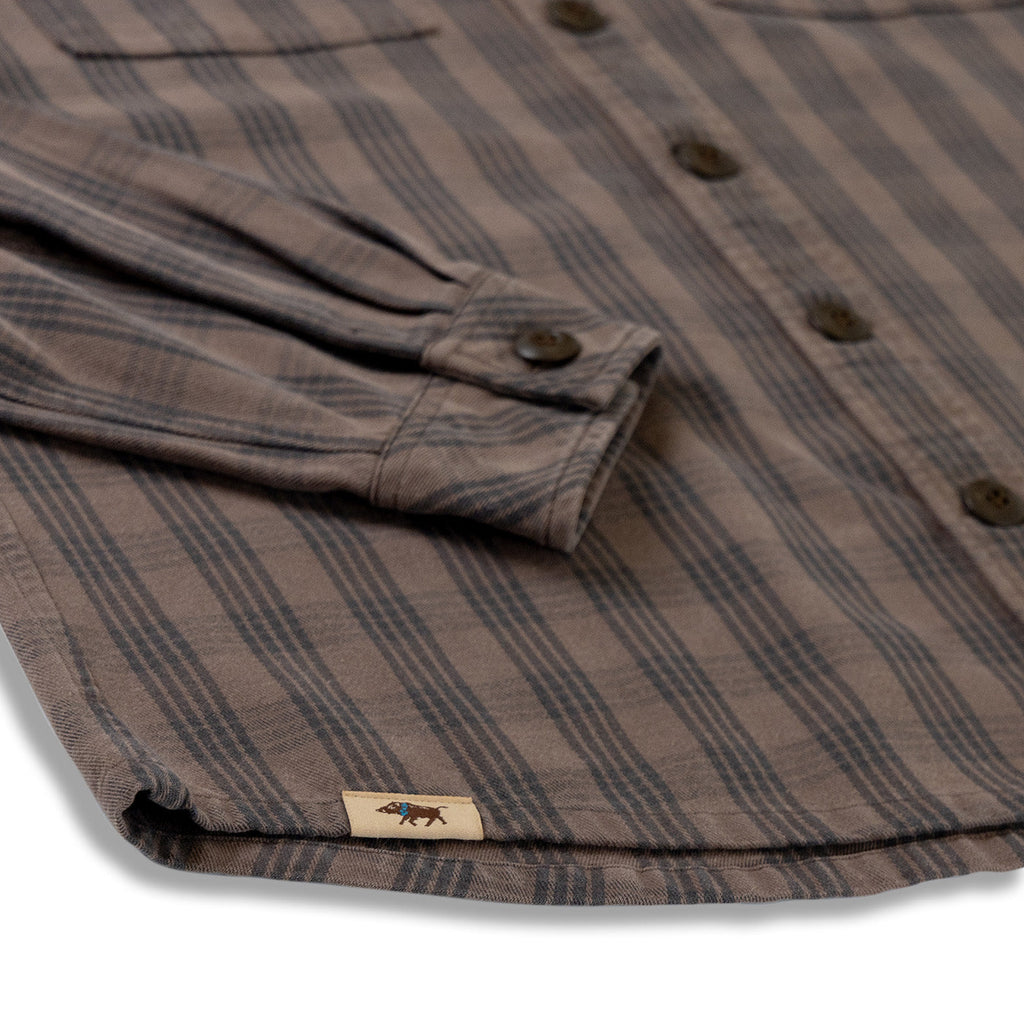 Waimea Overshirt Brown Charcoal Palaka