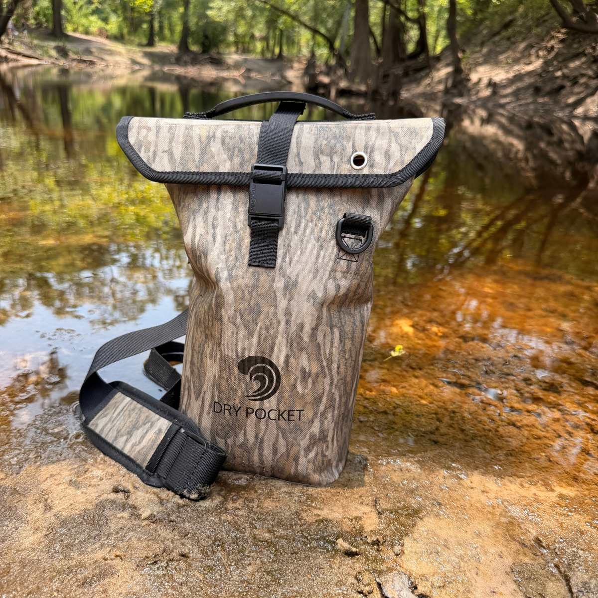 Waterproof Floating Dry Bag / Shell Bag - Mossy Oak Bottomland Camo (OUT OF STOCK - RESTOCK ARRIVES IN 4 WEEKS)