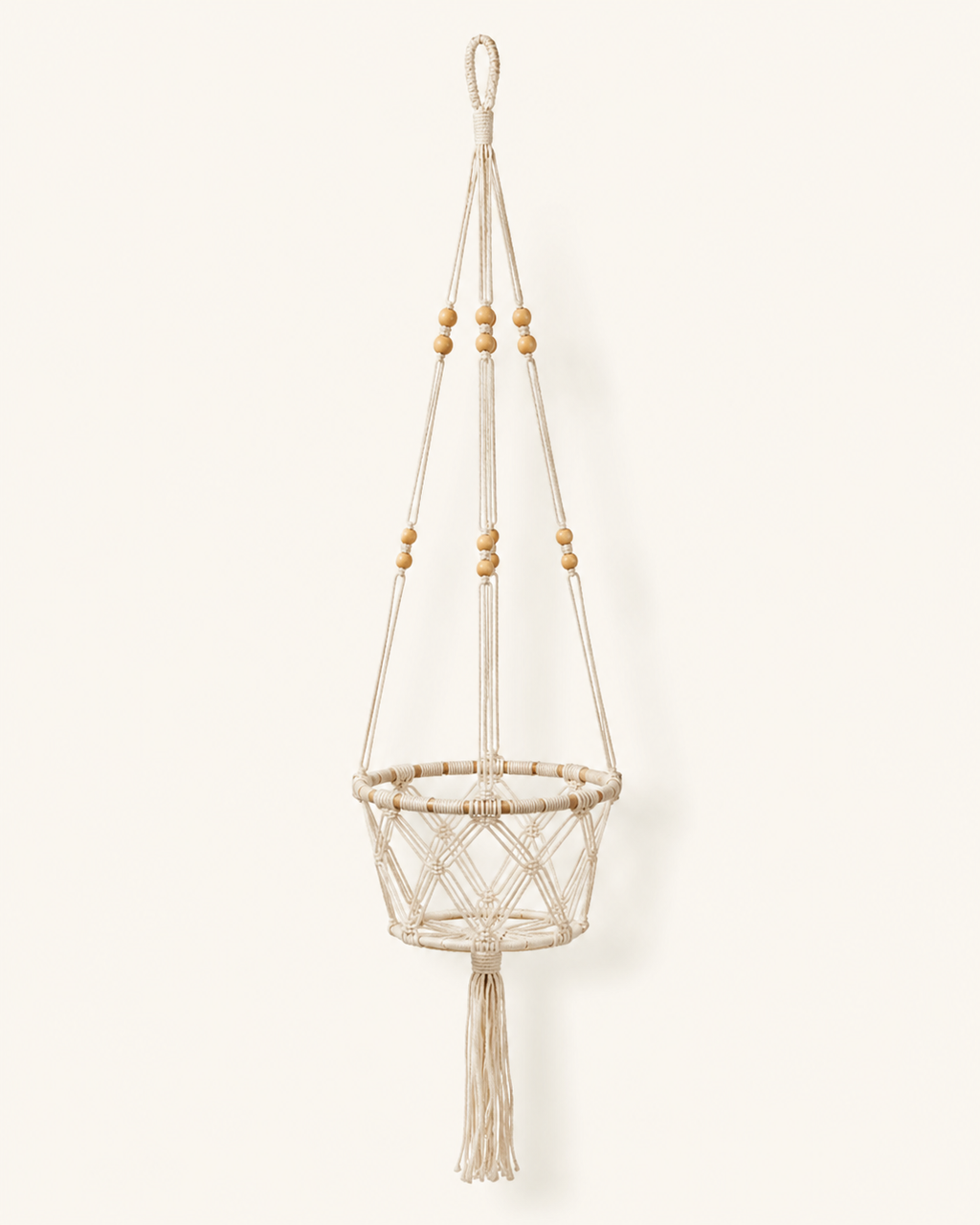 Macrame Cotton Plant Hangers