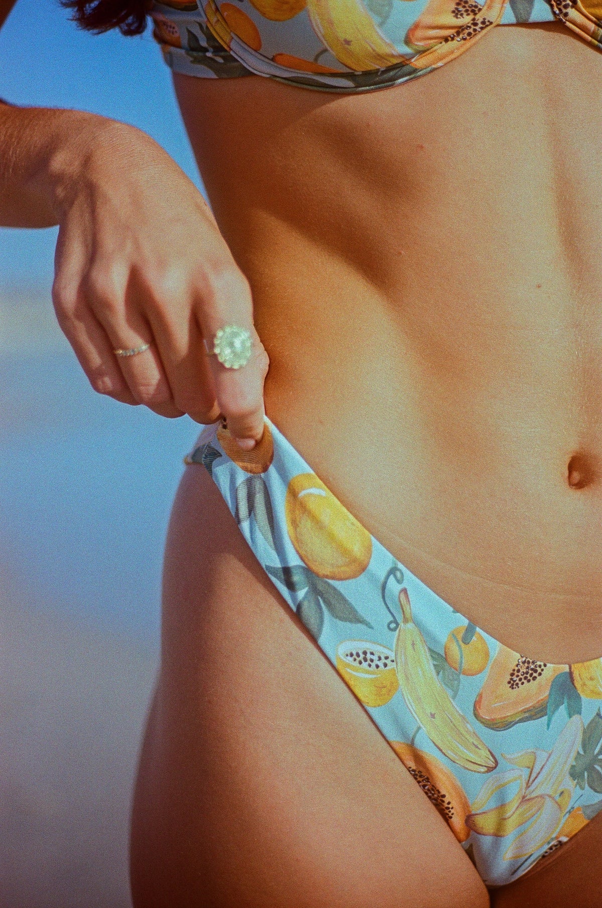 Lily Bikini Bottoms - Papaya