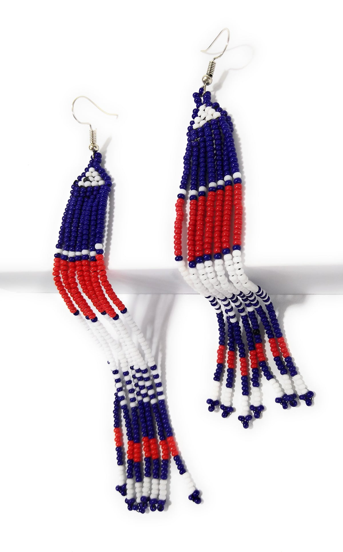 Cardigan Earrings: Flag Colors