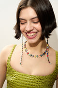 Spangle Earrings in Aurora Fang MINI (SILVER)