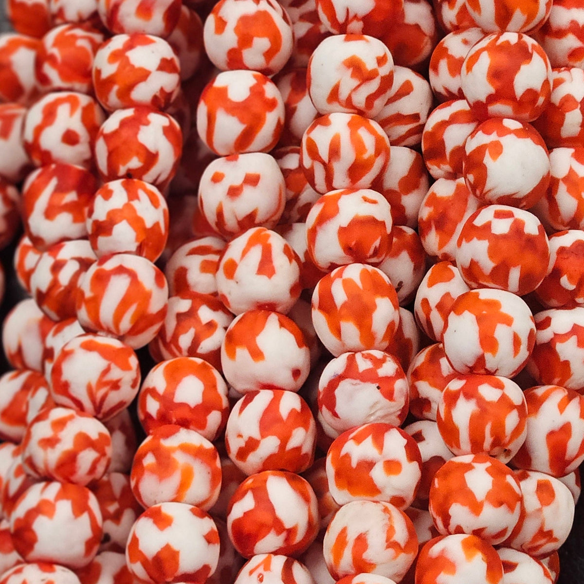 Handcrafted Fused African Recycled Glass Beads – Large Hole, Jewelry Supplies