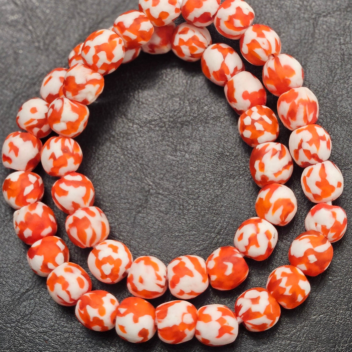 Handcrafted Fused African Recycled Glass Beads – Large Hole, Jewelry Supplies