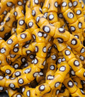 Painted African Recycled Glass Beads - Small Tube Beads #1104