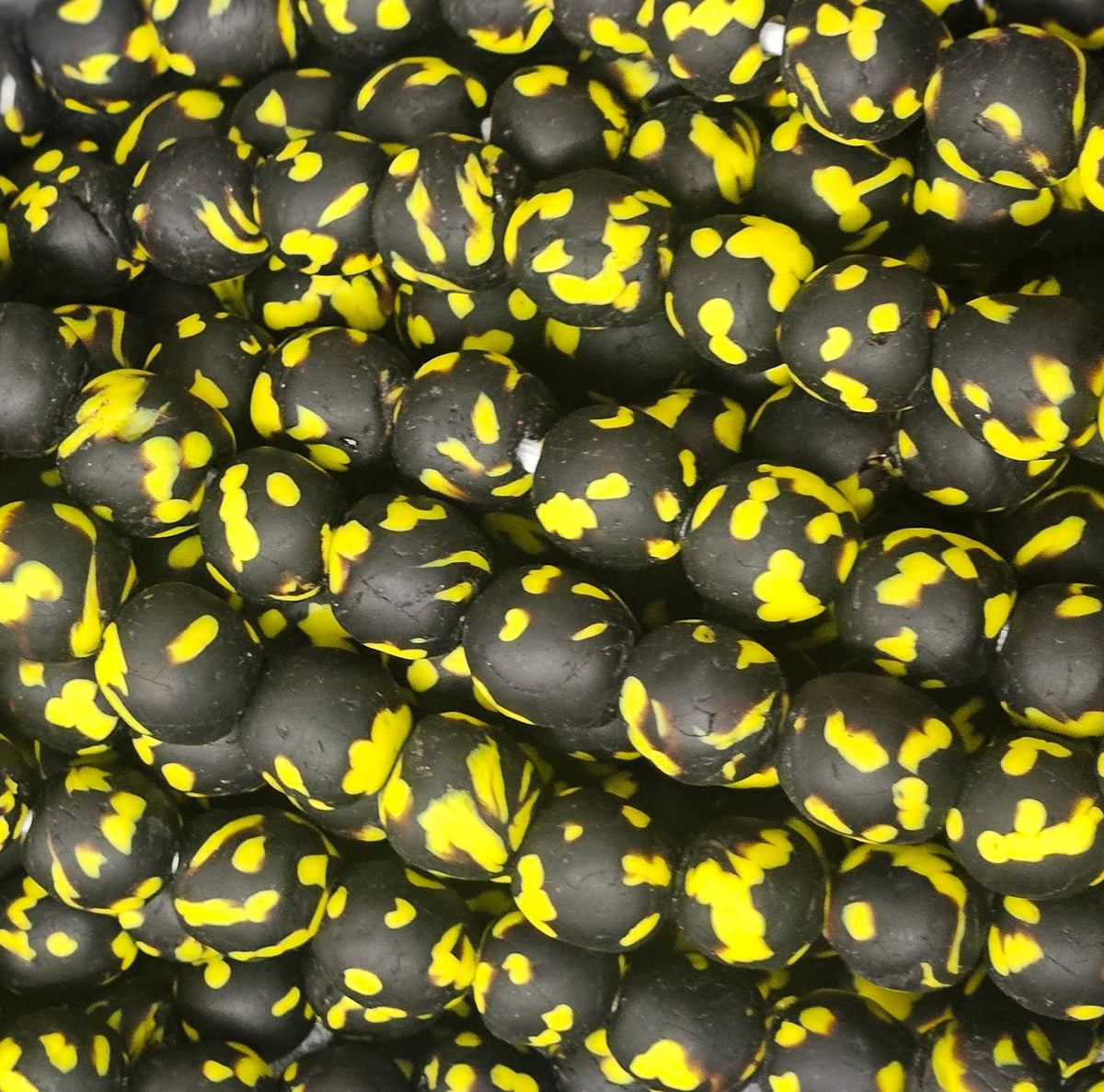 Fused African Recycled Glass Beads – Round #3512