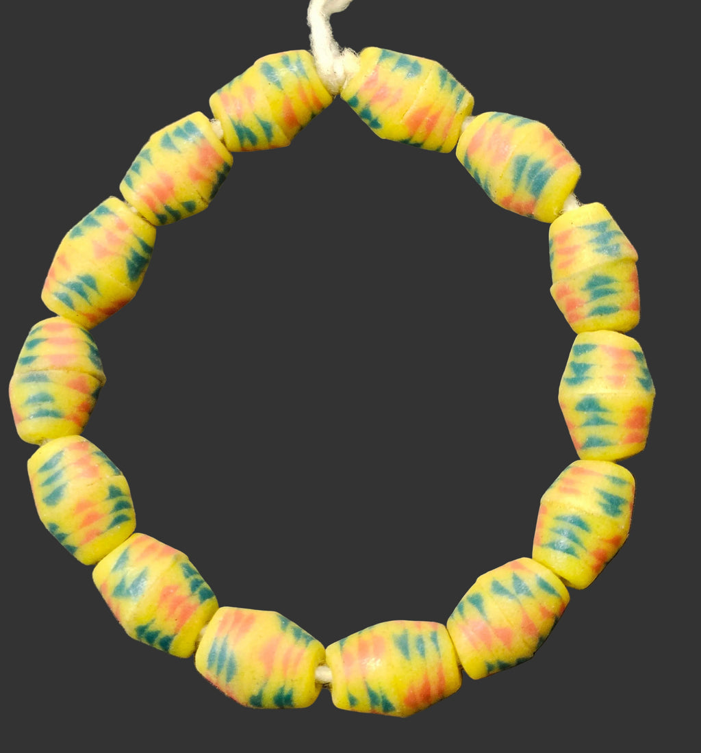 Handcrafted African Recycled Glass Beads - Chunky Beads #1802