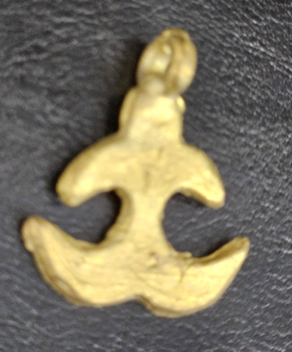 African Brass Adinkra Pendant – Akokɔnan (1 inch) | Symbol of Parental Protection & Nurturing Love | Handcrafted in Ghana