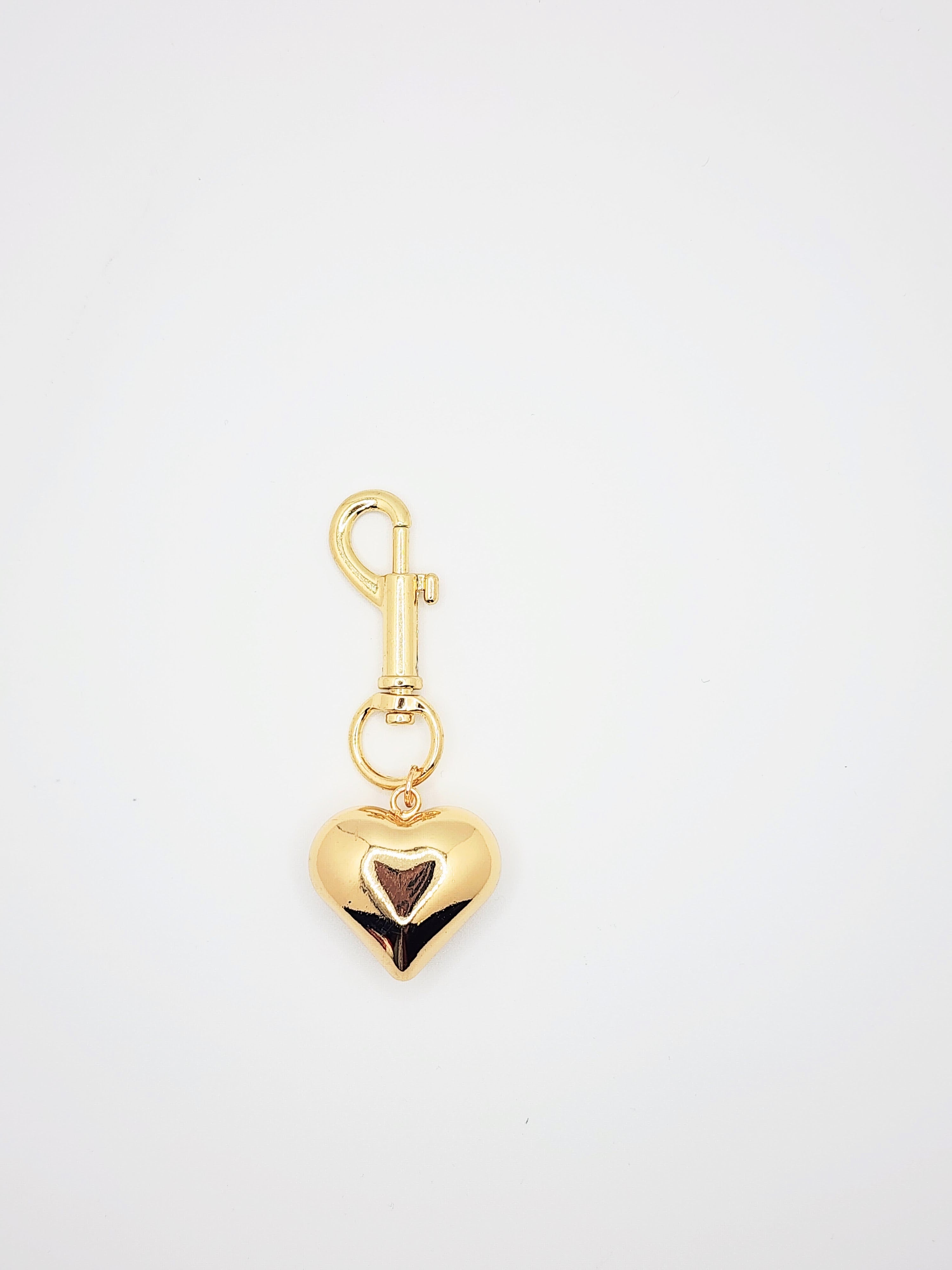 Golden Heart Clasp Key Chain