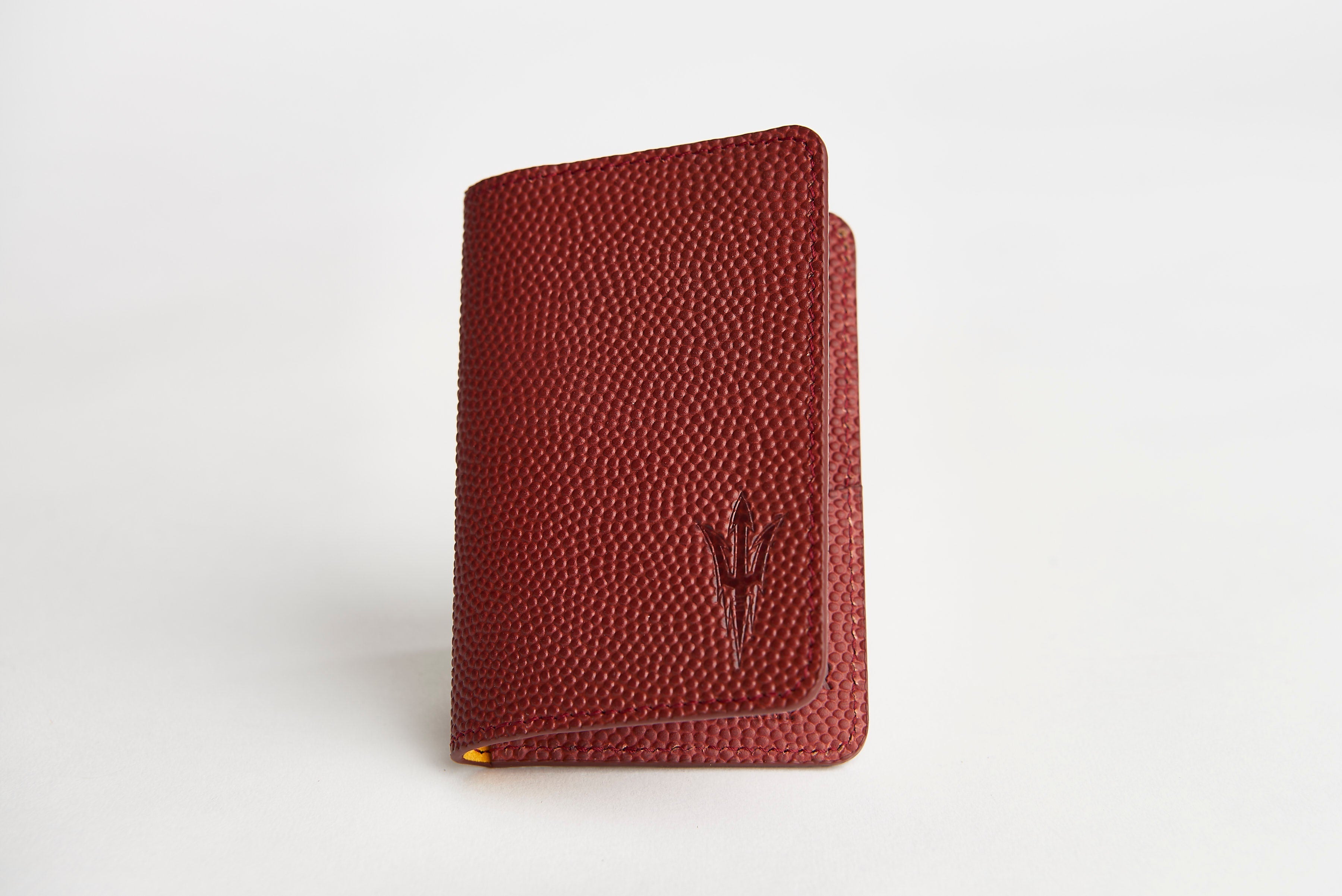 ASU Football Leather Foldover Wallet