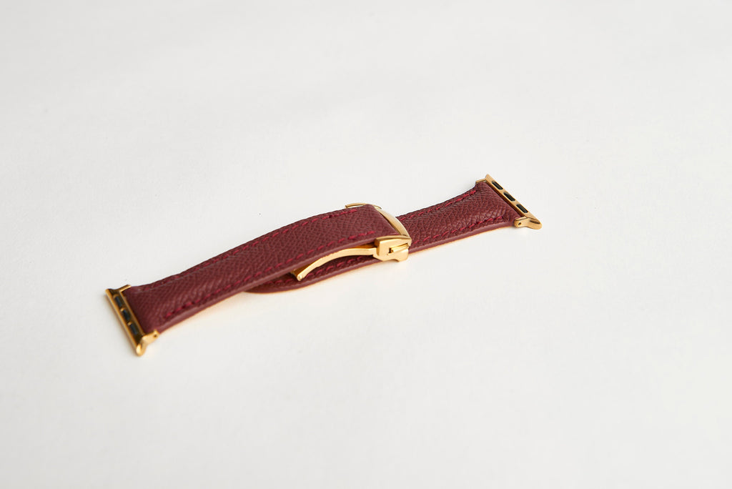 🔴 ASU Maroon Epsom Apple Watch Band (Women's Size)