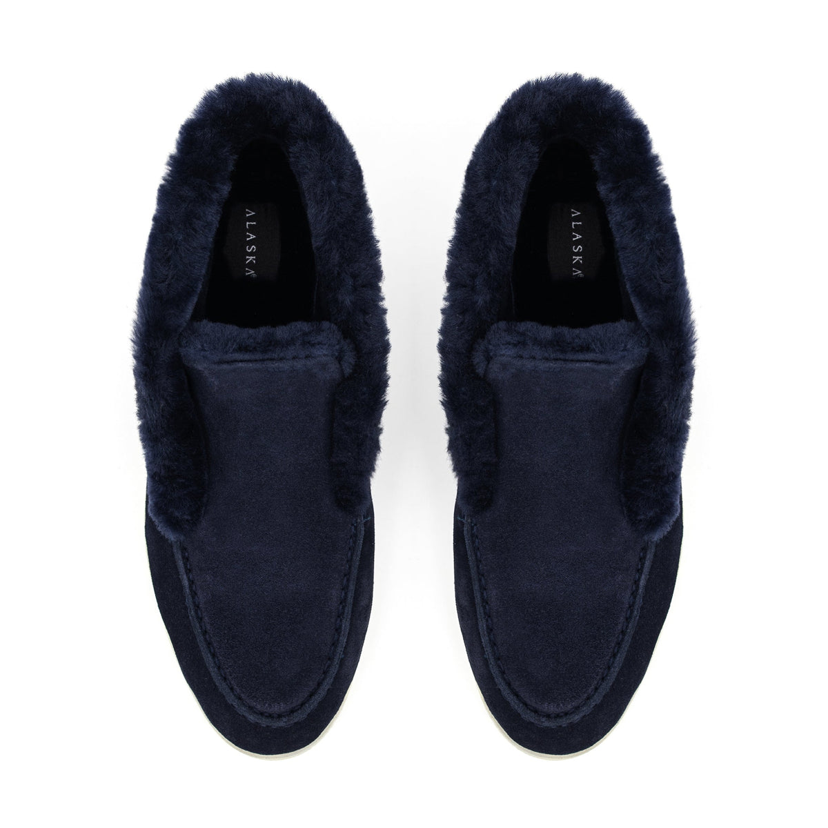 Norwood Genuine Shearling Loafer Boots in Blue