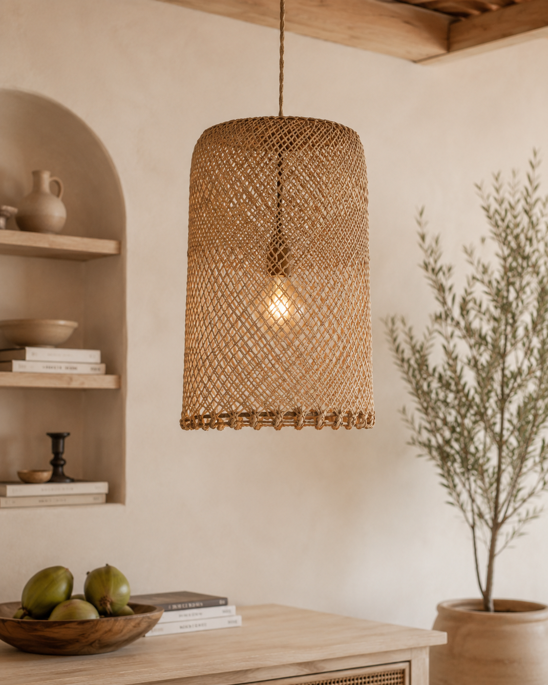 Borneo Rattan Pendant