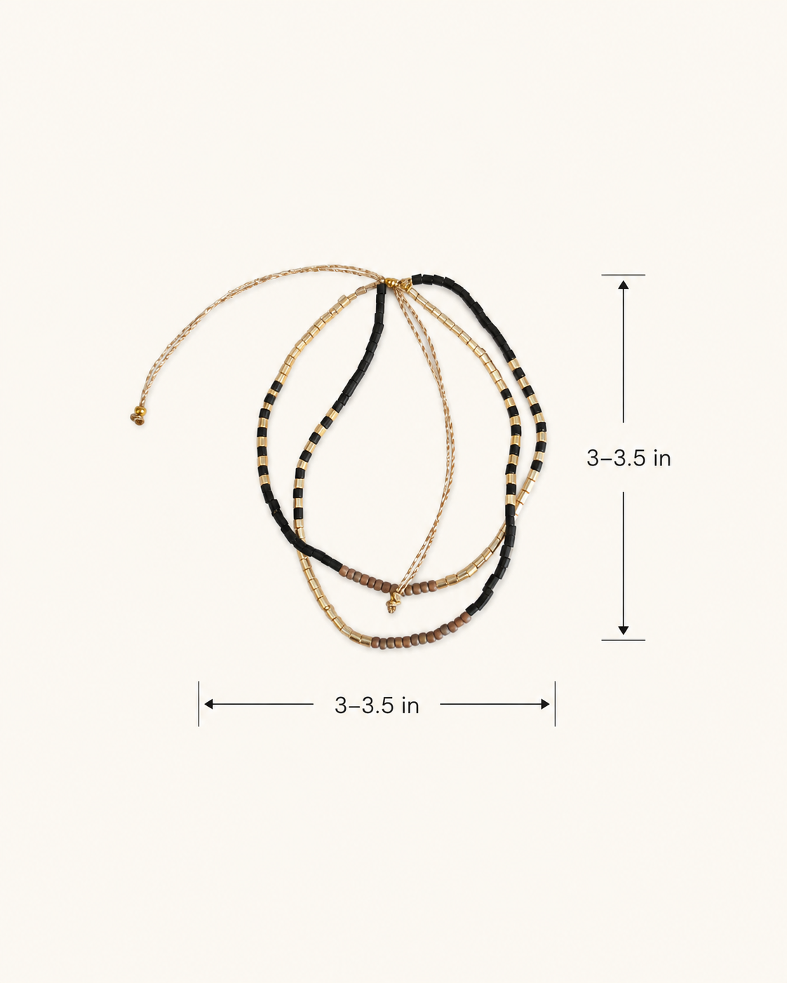 Golden Beaded Bracelet