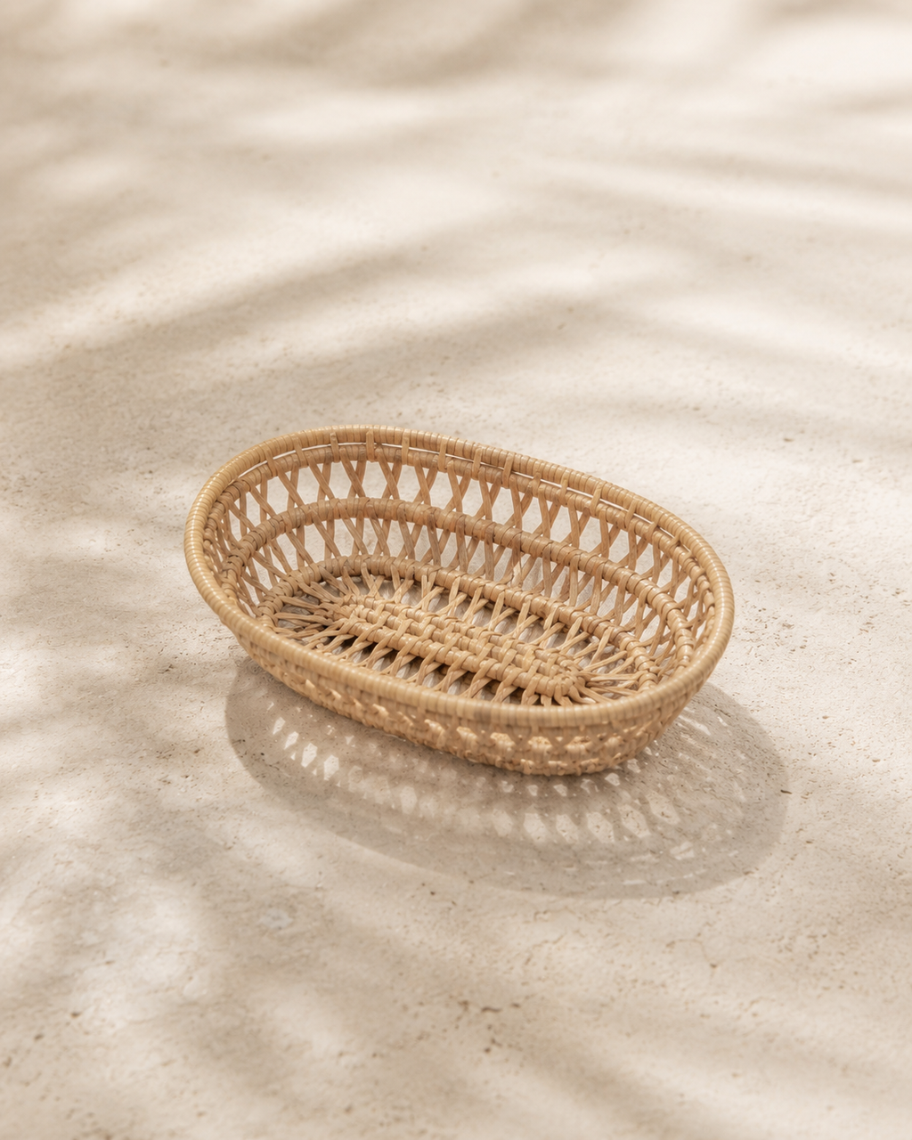 Oval Rattan Basket Set