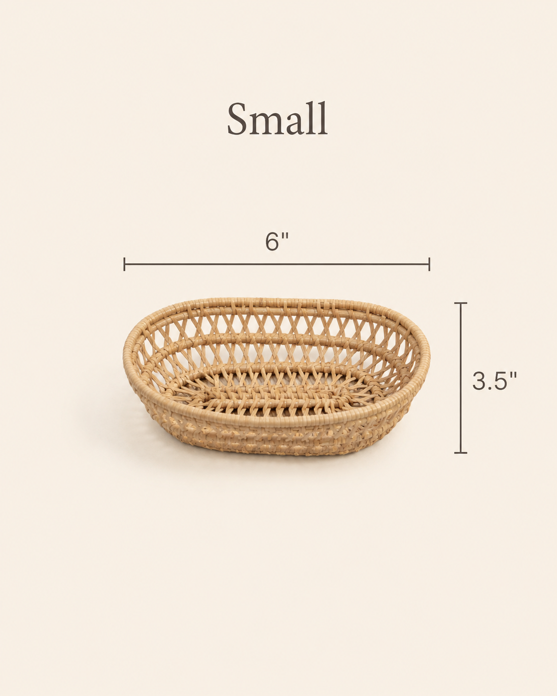 Oval Rattan Basket Set