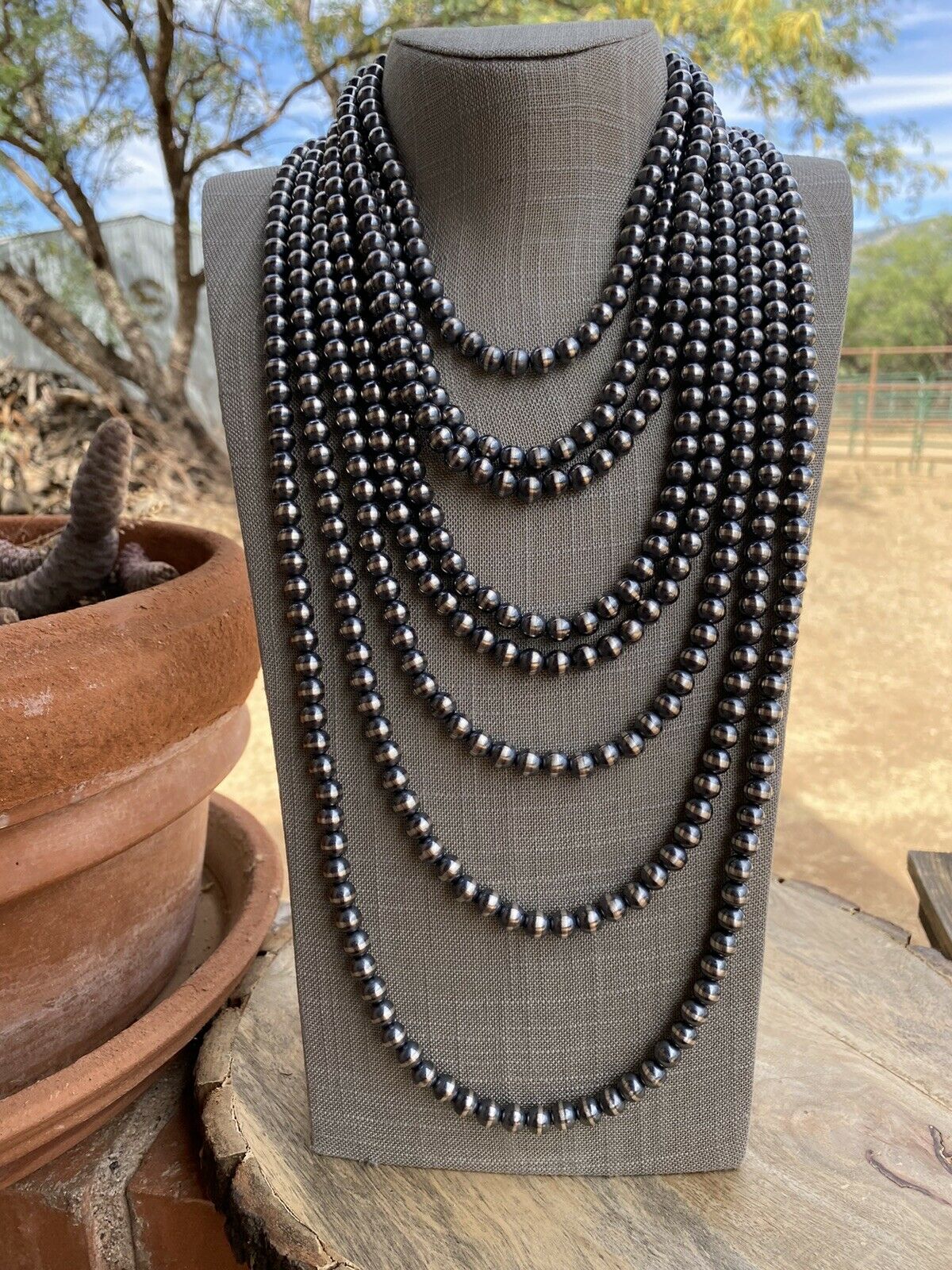 Handcrafted Pearl Style Sterling Silver Pearls 10mm