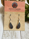 Handcrafted Overlaid Sterling Silver Dangle Earrings