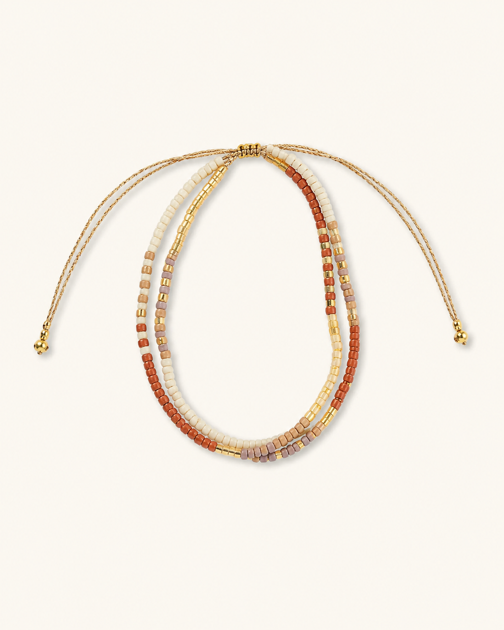 Golden Beaded Bracelet