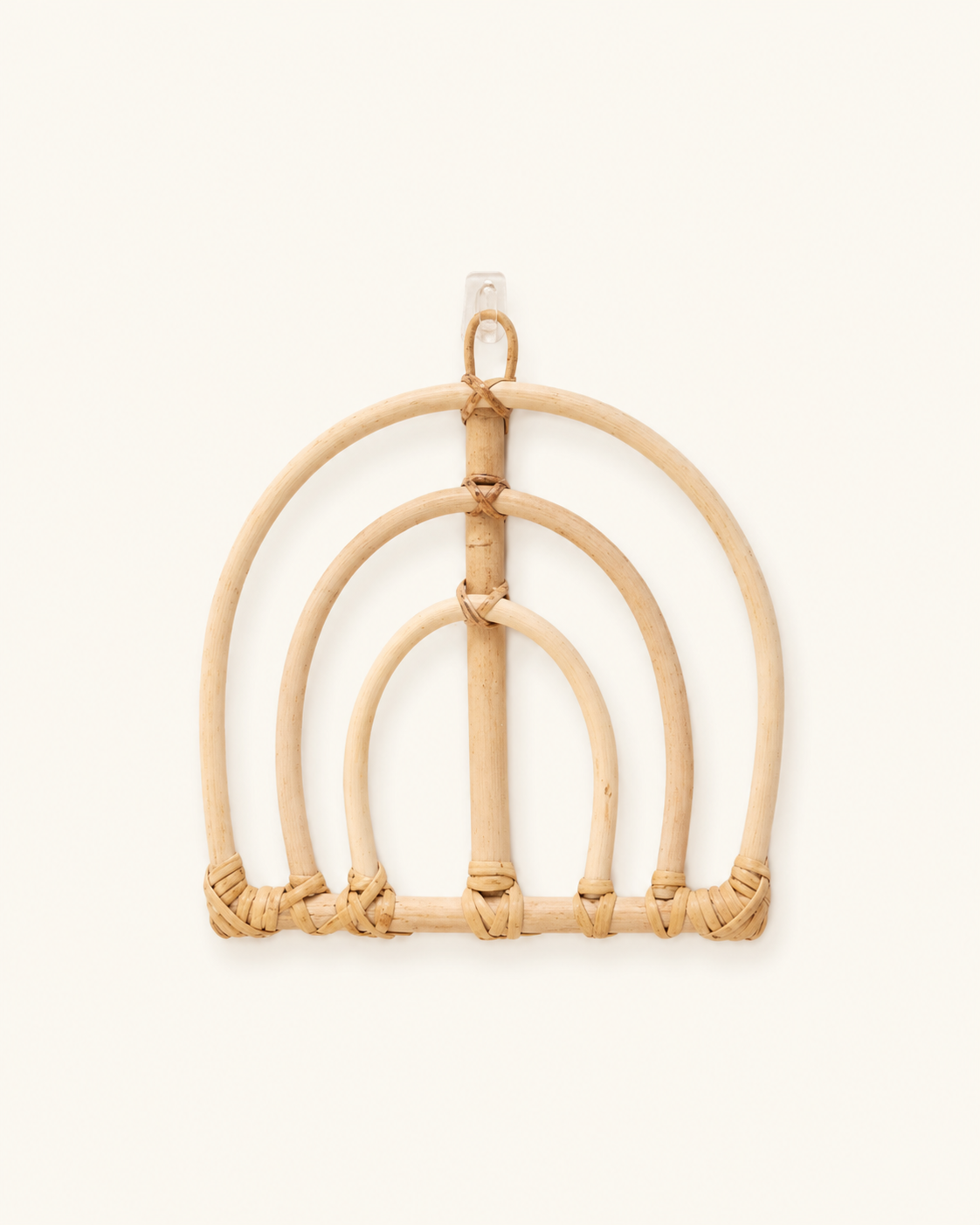 Rainbow Rattan Wall Decor Small