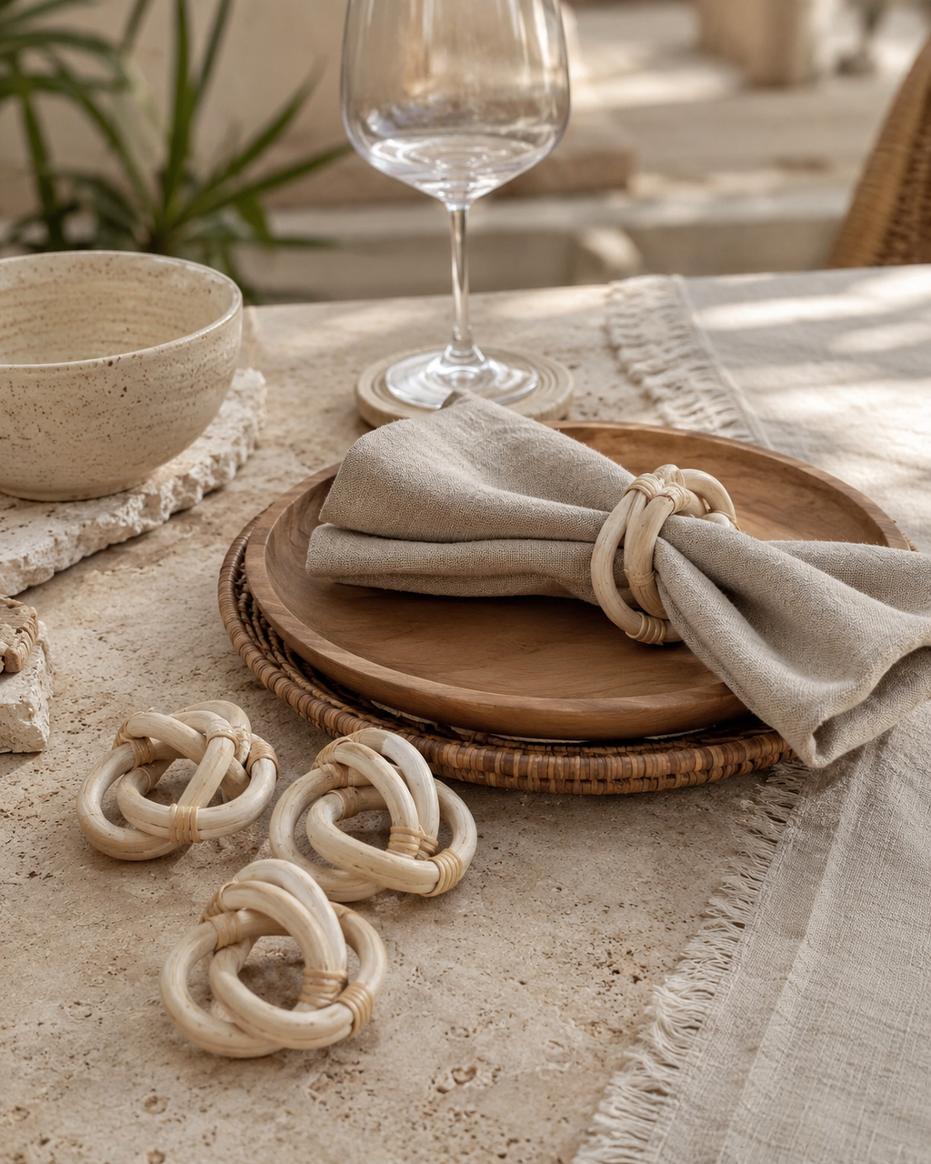 Rattan Napkin Rings