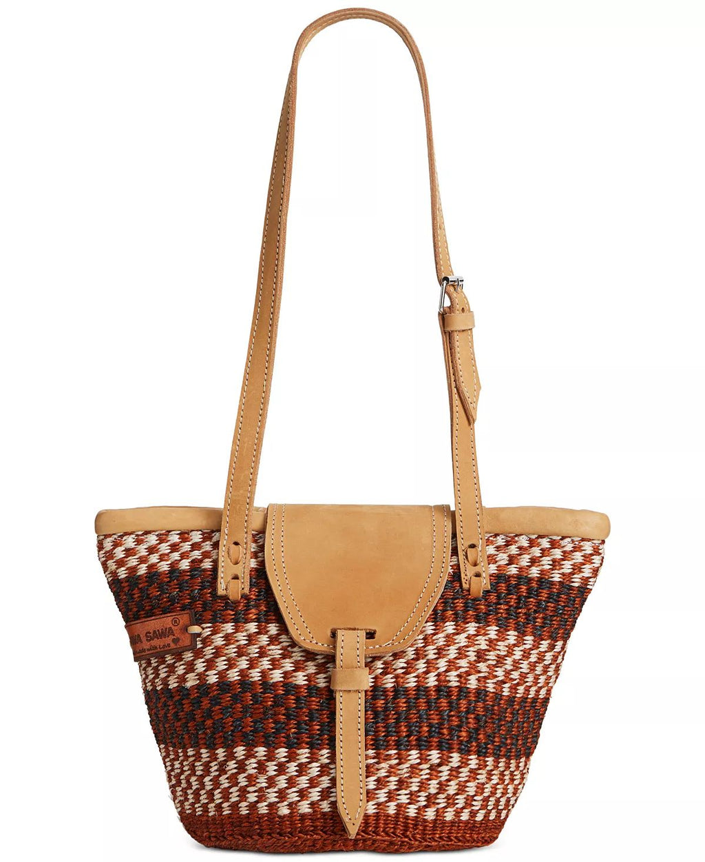 Waves on Earth Handmade Sisal Tote Bag