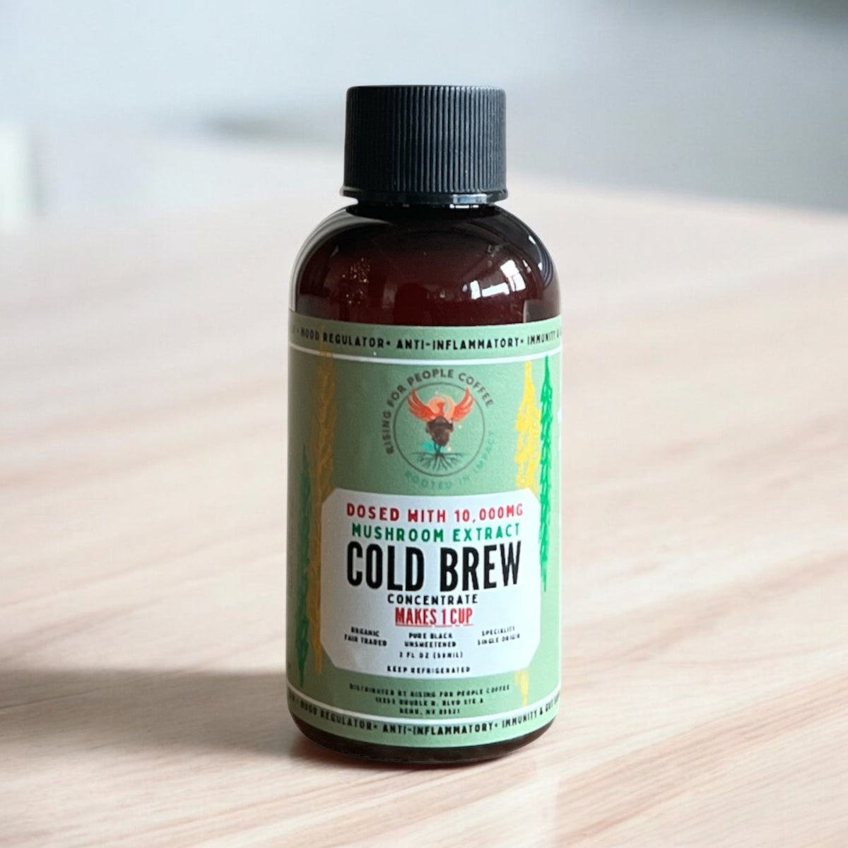 2oz Travel Mushroom Cold Brew Concentrate